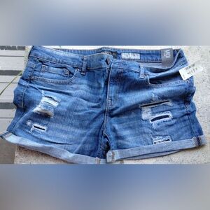Aeropostale Denim Midi Shorts - size 10